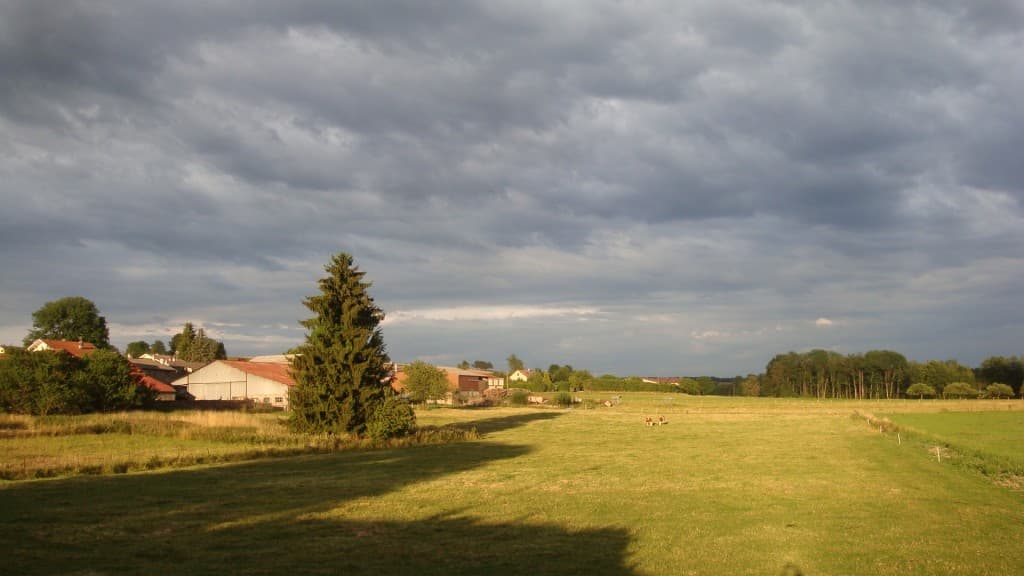 Un bref rayon de soleil ce soir