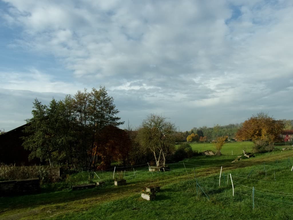 Brève parenthèse ensoleillée ce matin