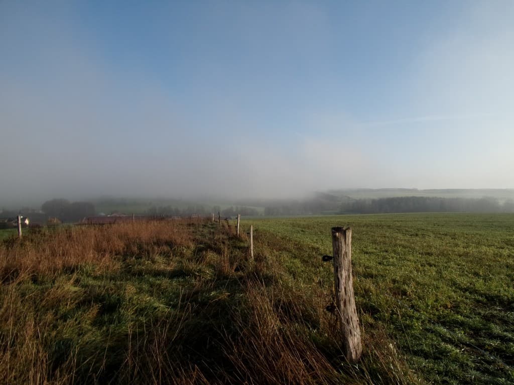 Brouillard se dissipant