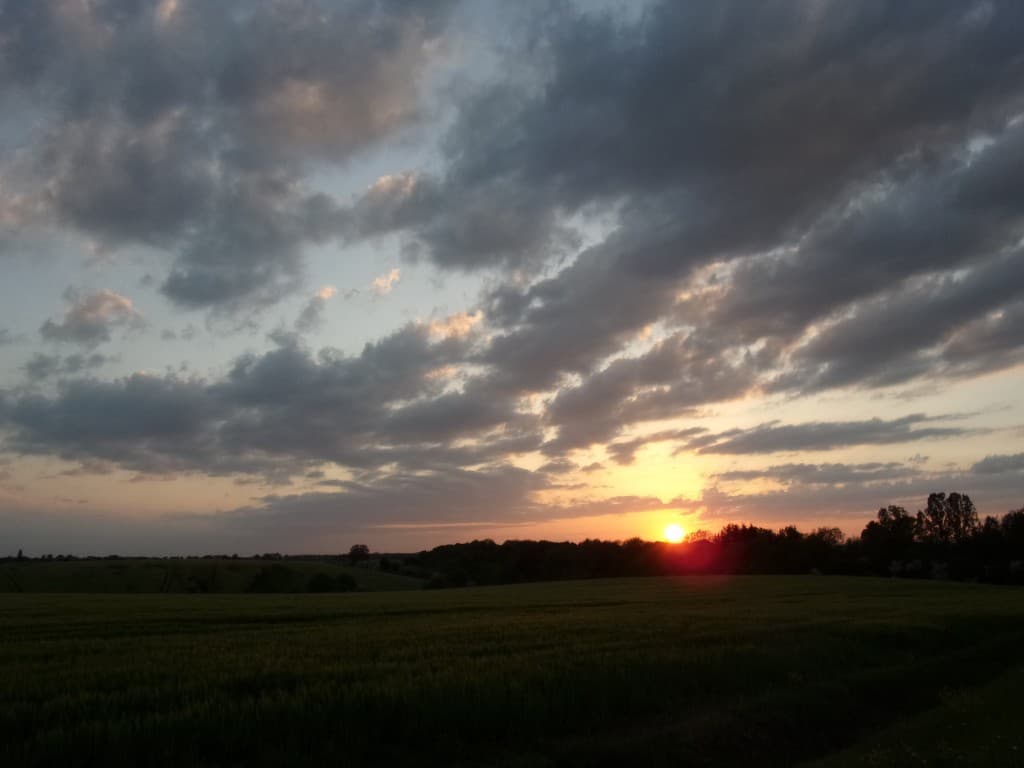  Soleil couchant vers 21H