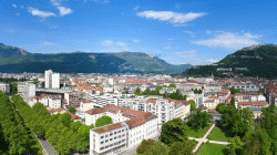 Vue Grenoble depuis l'hotel de ville