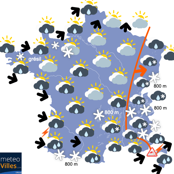 Toujours froid et perturbé