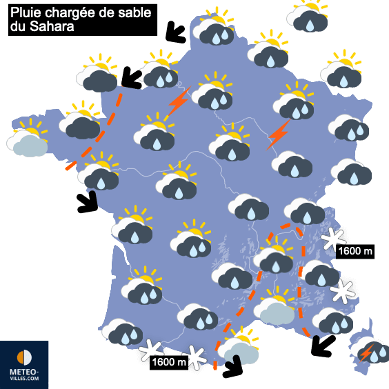 Un vendredi 1er avril hivernal et sous la neige !!