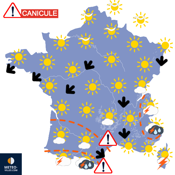 Dôme de chaleur et sécheresse interminable