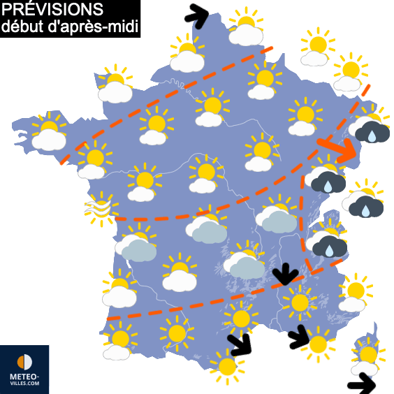 Petit coup de chaleur passager en milieu de semaine