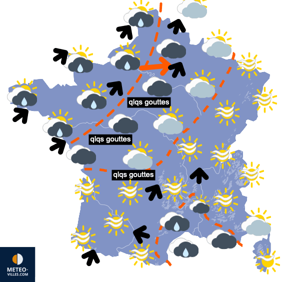 Météo calme entre jeudi et lundi
