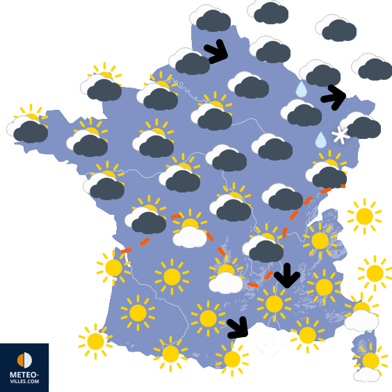 Retour du froid sec et du soleil