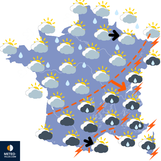 La France, épicentre de la fraîcheur et de l'instabilité !