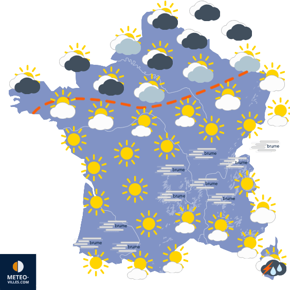 Vers la fin de cette longue période de temps sec et stable