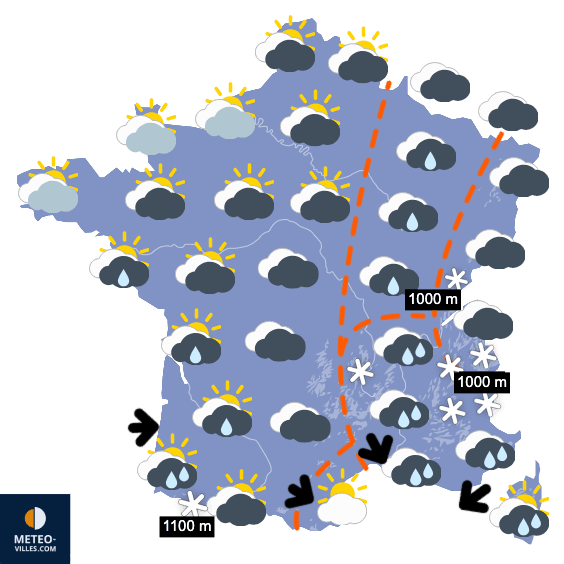 Pas d'accalmie durable, et pas non plus de vague de froid