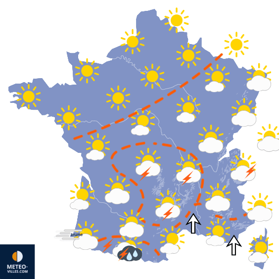 La France à nouveau au cœur de l’anomalie chaude !