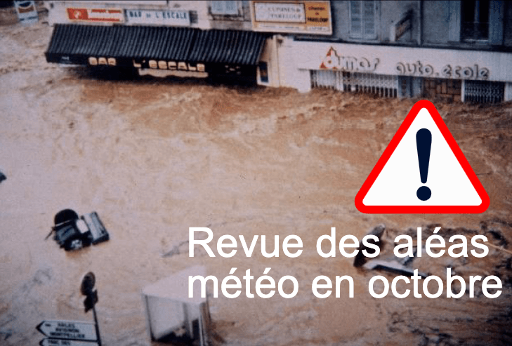 Inondations, tempête, neige, tornades, chaleur : retrospective des aléas climatiques en octobre