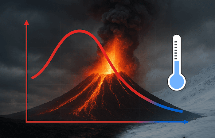 L'éruption majeure d'un volcan peut-elle refroidir le climat ?