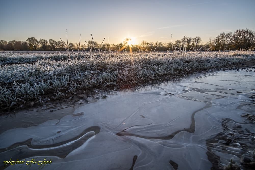 De la glace dans la vallée