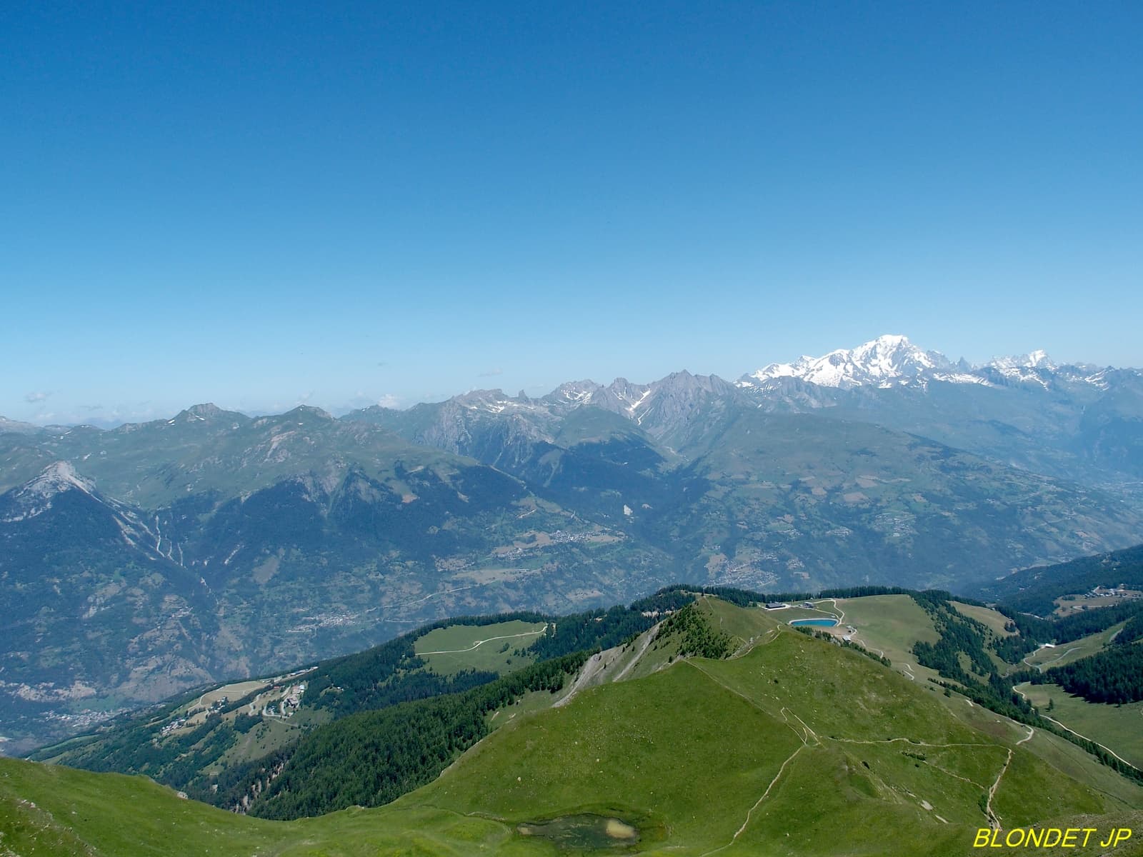 Crête des Etroits vue du Mont Jovet