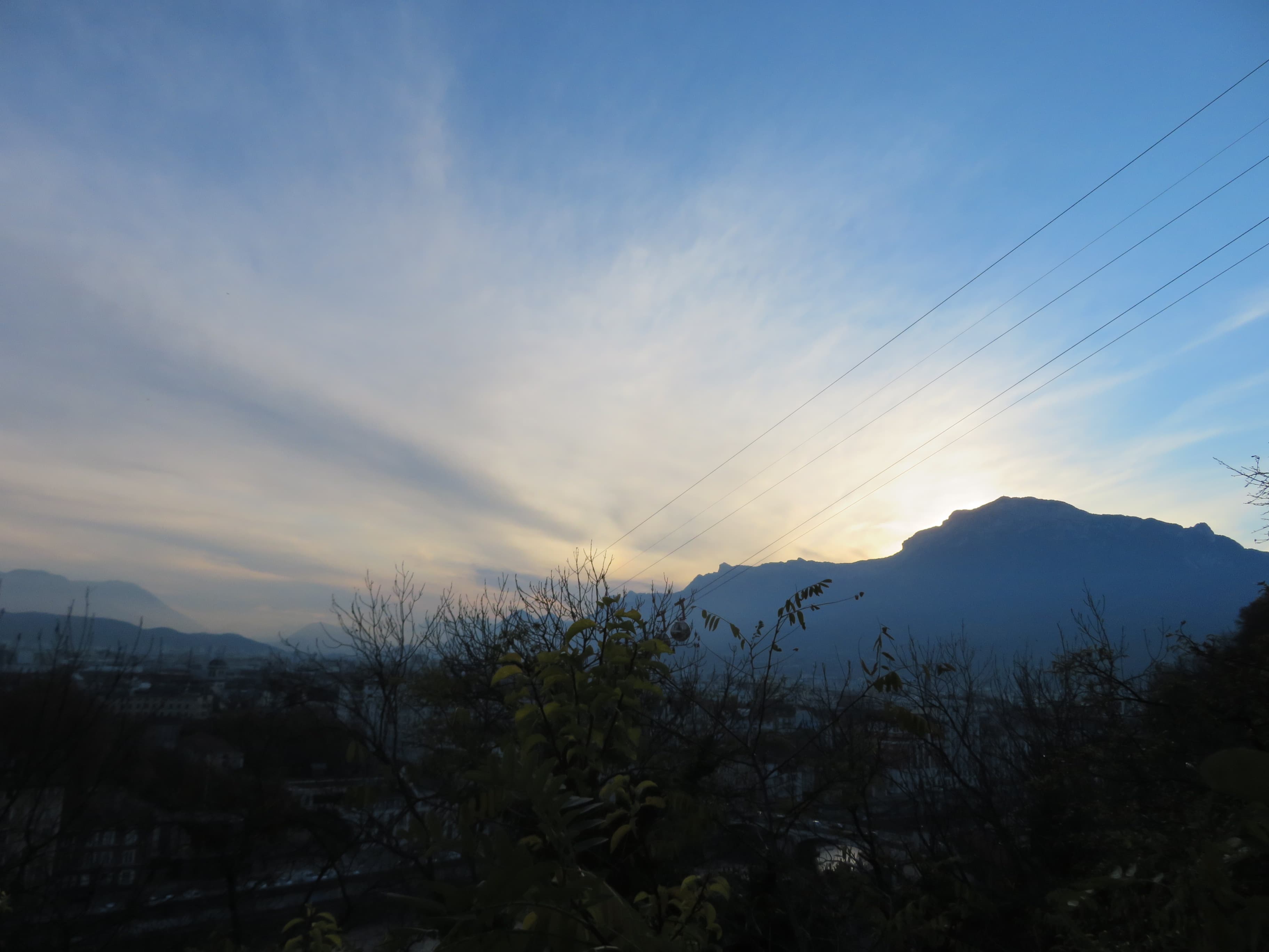 le ciel de Grenoble