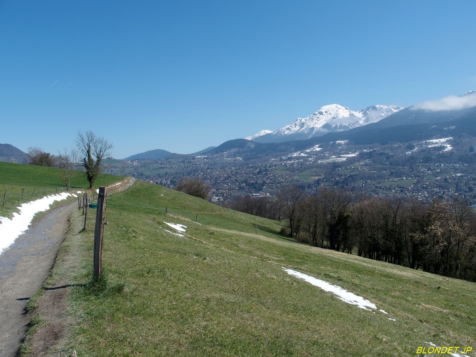 Le Grand Colon vu des crêtes d'Herbeys