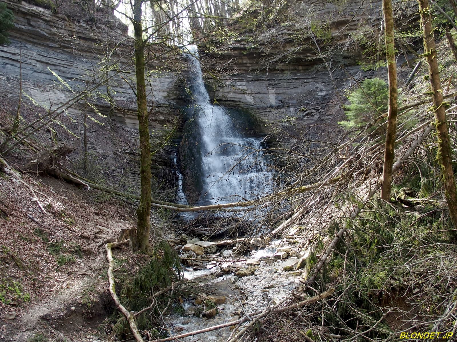 Cascade du torrent de Close