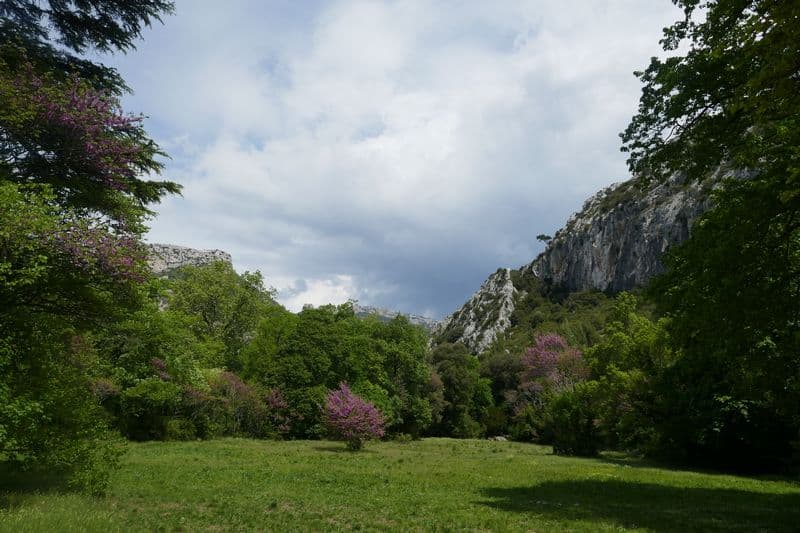 Parc de st Pons, l'orage menace