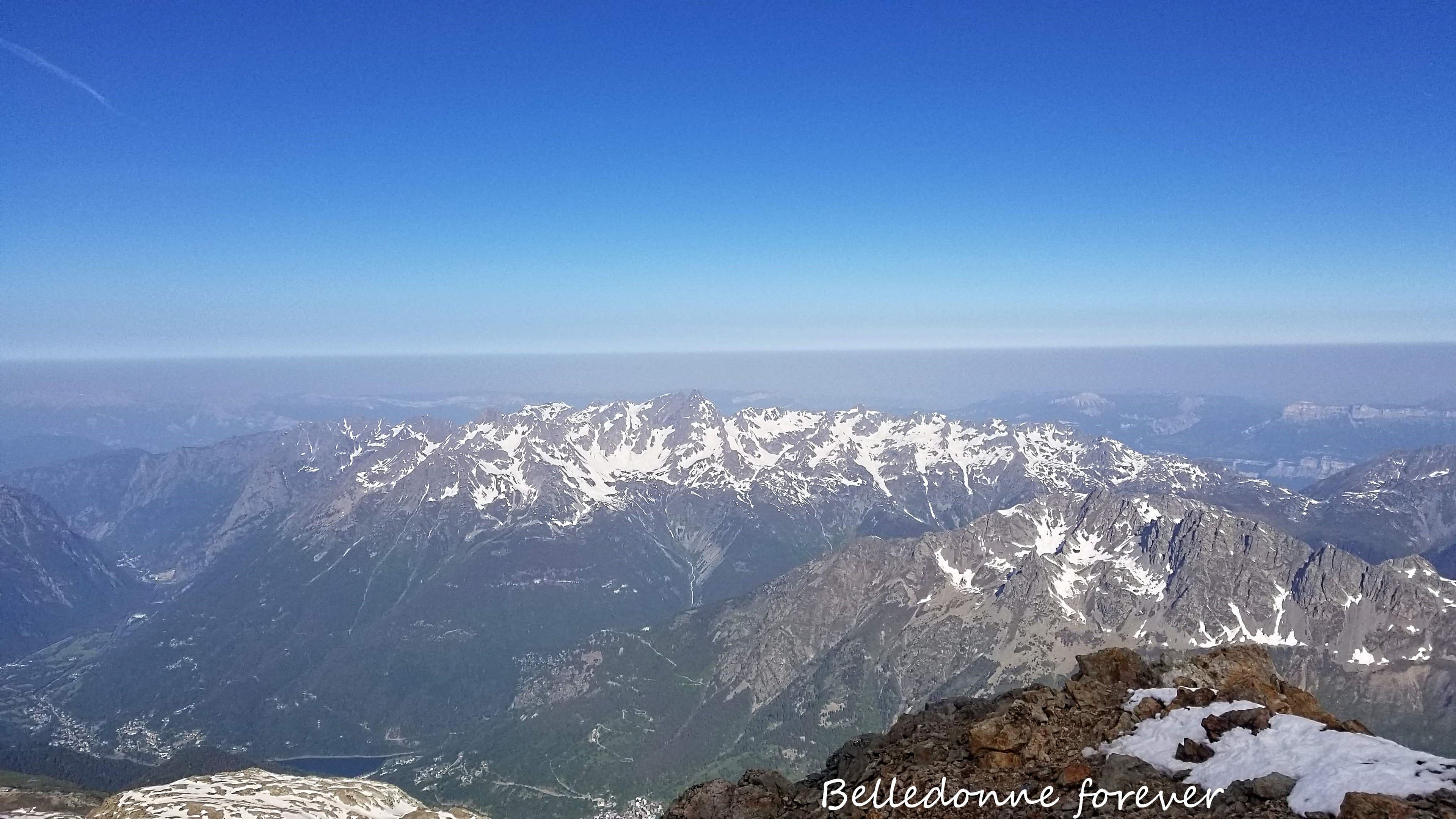 Vue sur Chamrousse et Belledonne A.P.