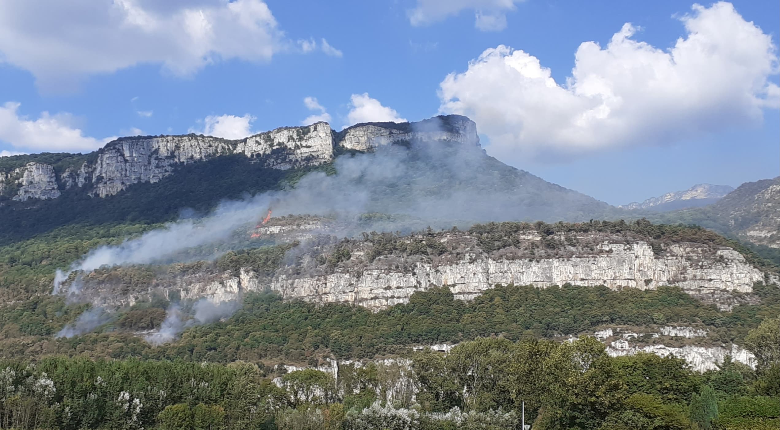 Incendie en Chartreuse
