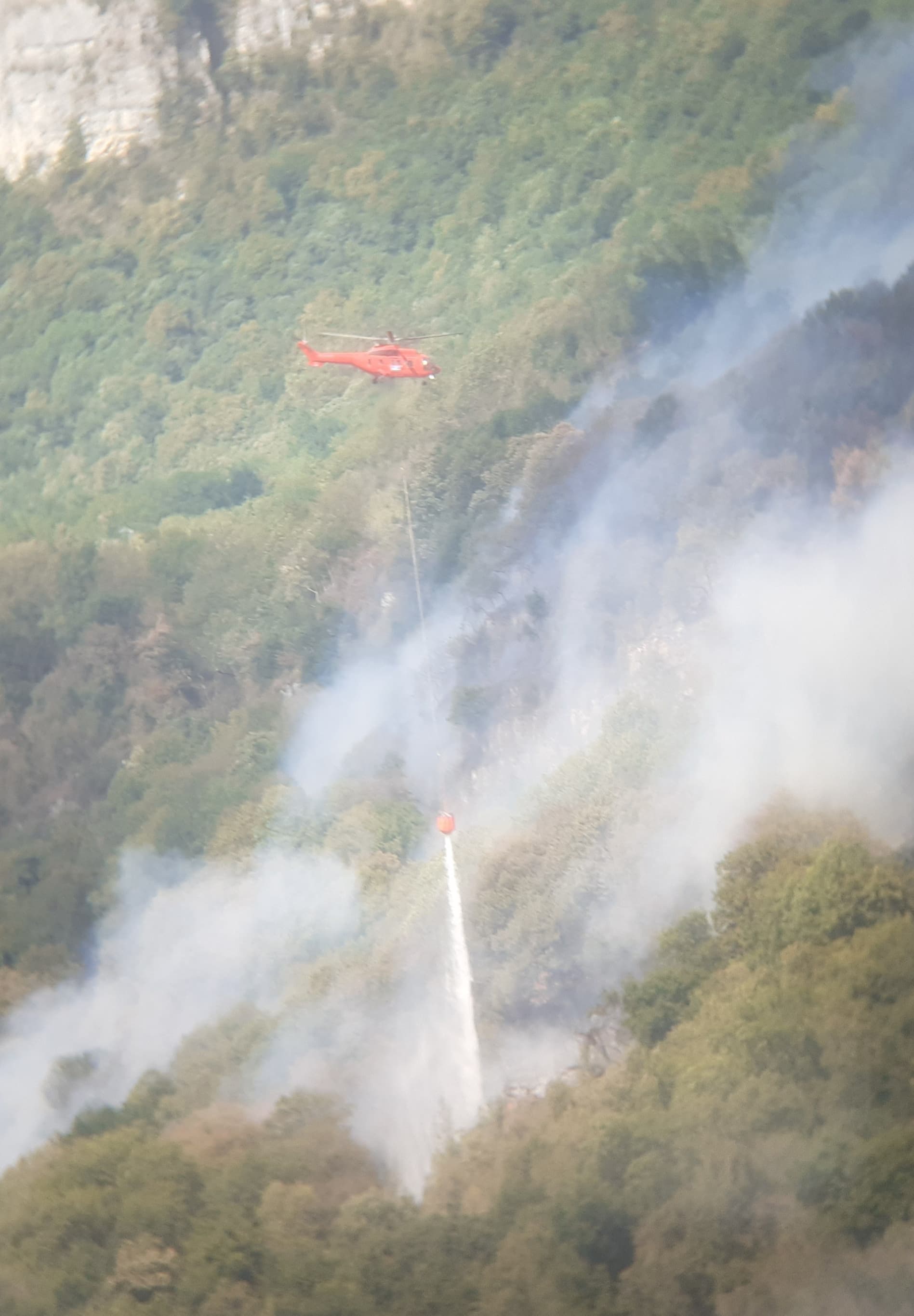 Incendie en Chartreuse