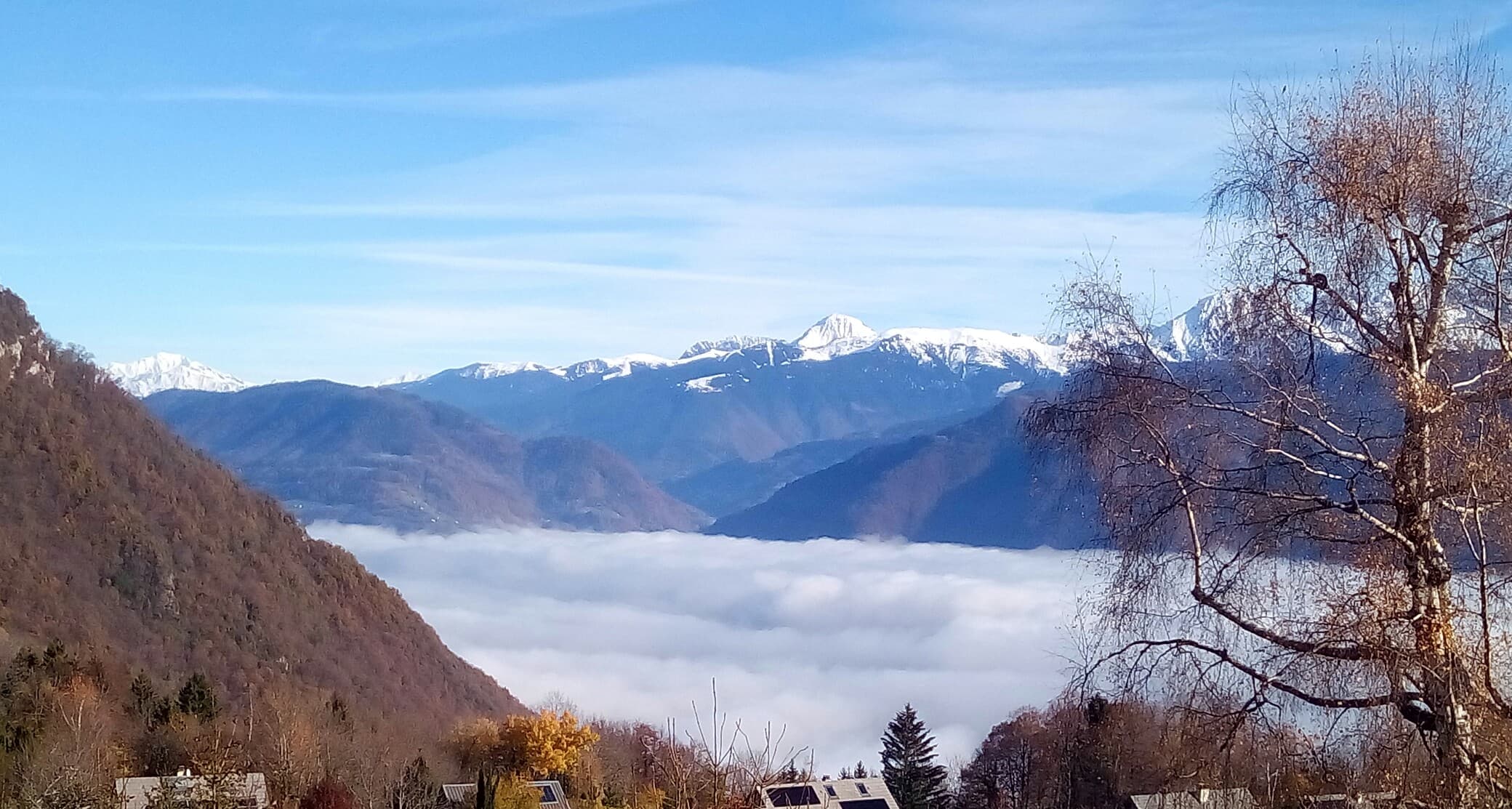 mer de nuage sur le Grésivaudan