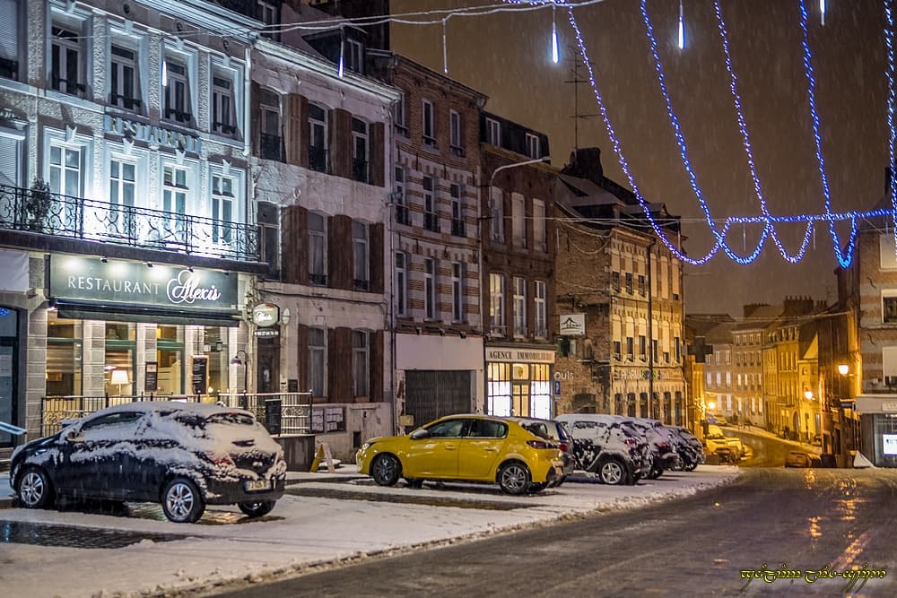 Neige dans le centre