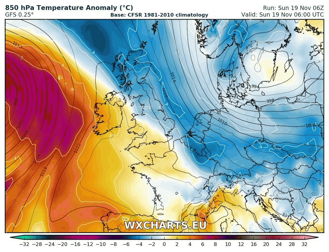 Image d'illustration pour Vers une douceur marquée pour la fin Novembre