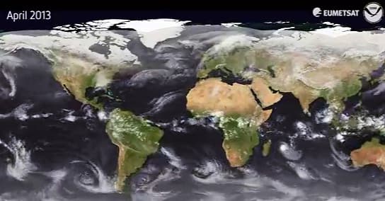 Image d'illustration pour Animation satellite mondiale de 2013