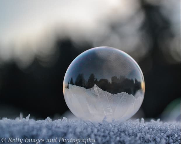 Image d'illustration pour Des bulles de savon gelées