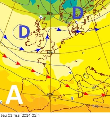 Image d'illustration pour Pont du 1er mai : instable, frais, risque de gelées