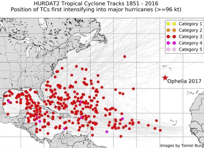 Image d'illustration pour Est-il possible de voir un ouragan tropical frapper l'Europe?