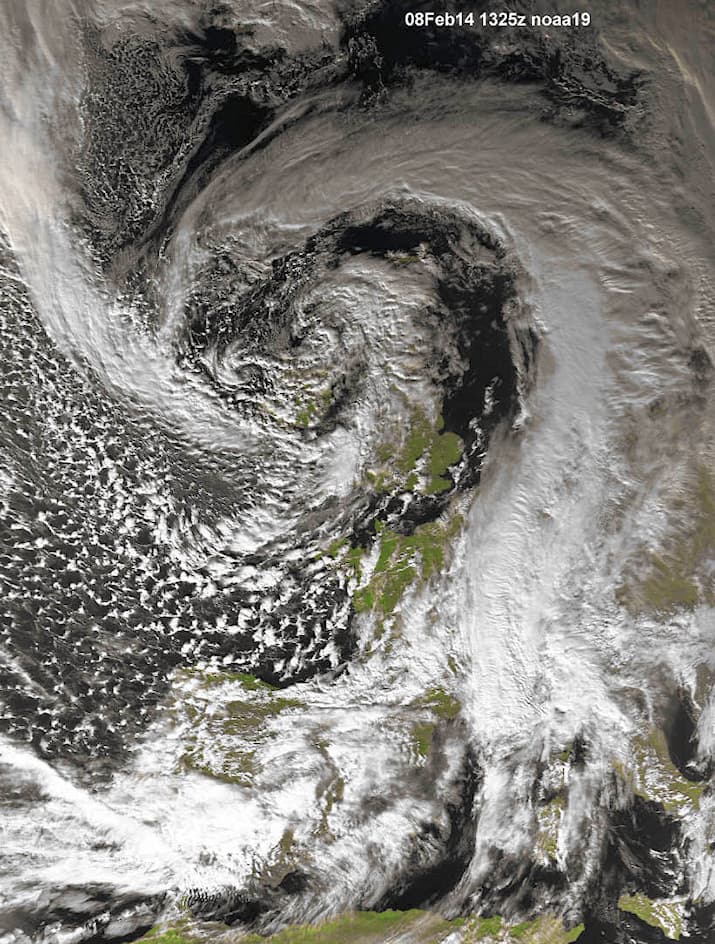 Image d'illustration pour Dépression Ruth - vents forts - graves inondations en Bretagne