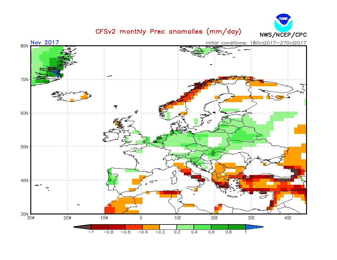 Image d'illustration pour Prévision mensuelle : quel temps pour Novembre ?