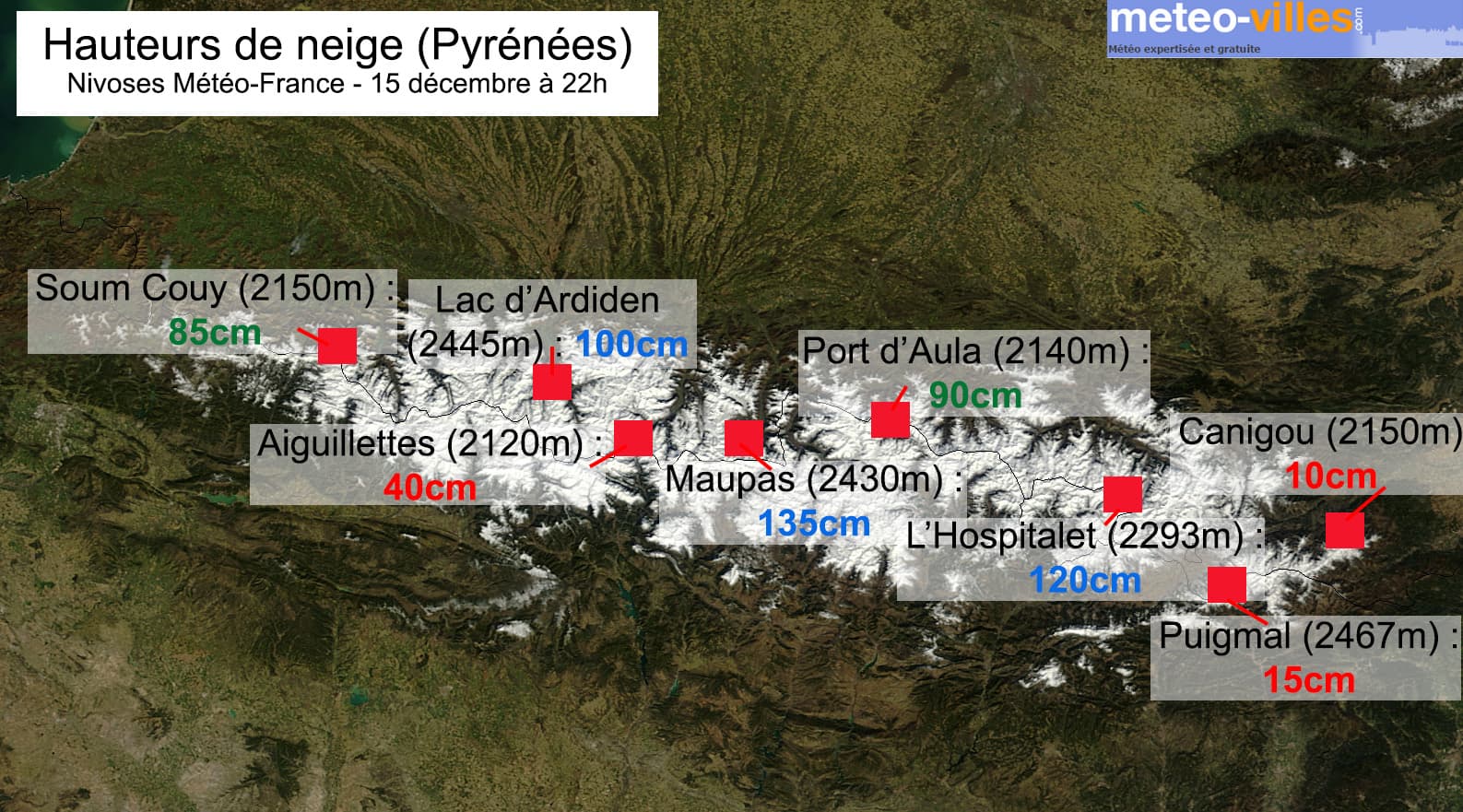 Image d'illustration pour Enneigement très positif à l'approche des fêtes 
