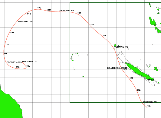 Image d'illustration pour Suivi de la dépression tropicale Edna en Nouvelle Calédonie