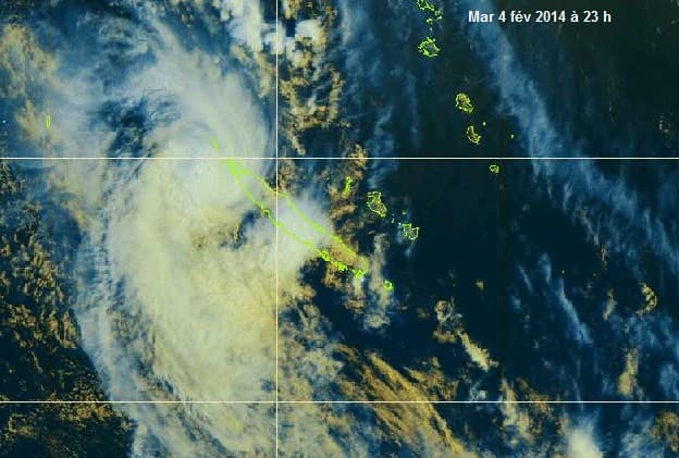 Image d'illustration pour Suivi de la dépression tropicale Edna en Nouvelle Calédonie