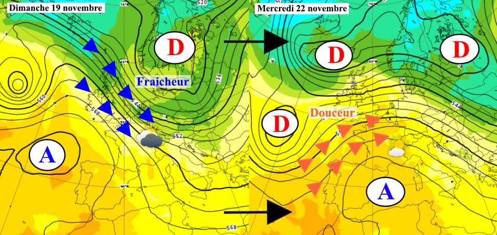 Image d'illustration pour Vers une douceur marquée pour la fin Novembre