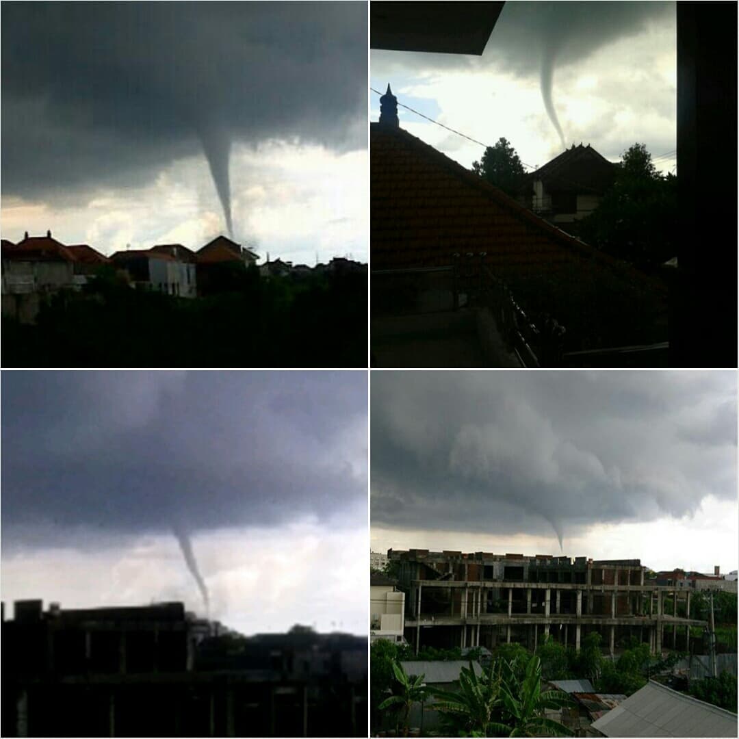 Image d'illustration pour Vidéo d'une tornade à Bali