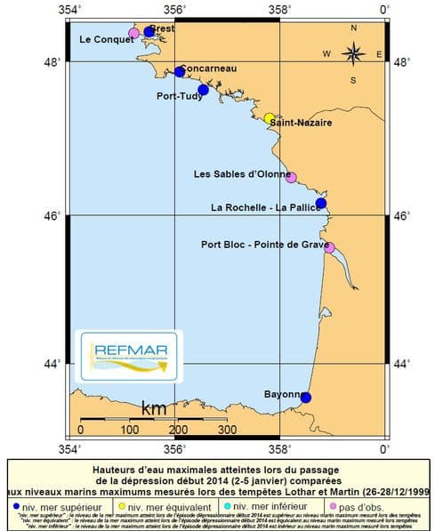 Image d'illustration pour Synthèse de l'épisode vagues submersions du 31 janvier au 2 février