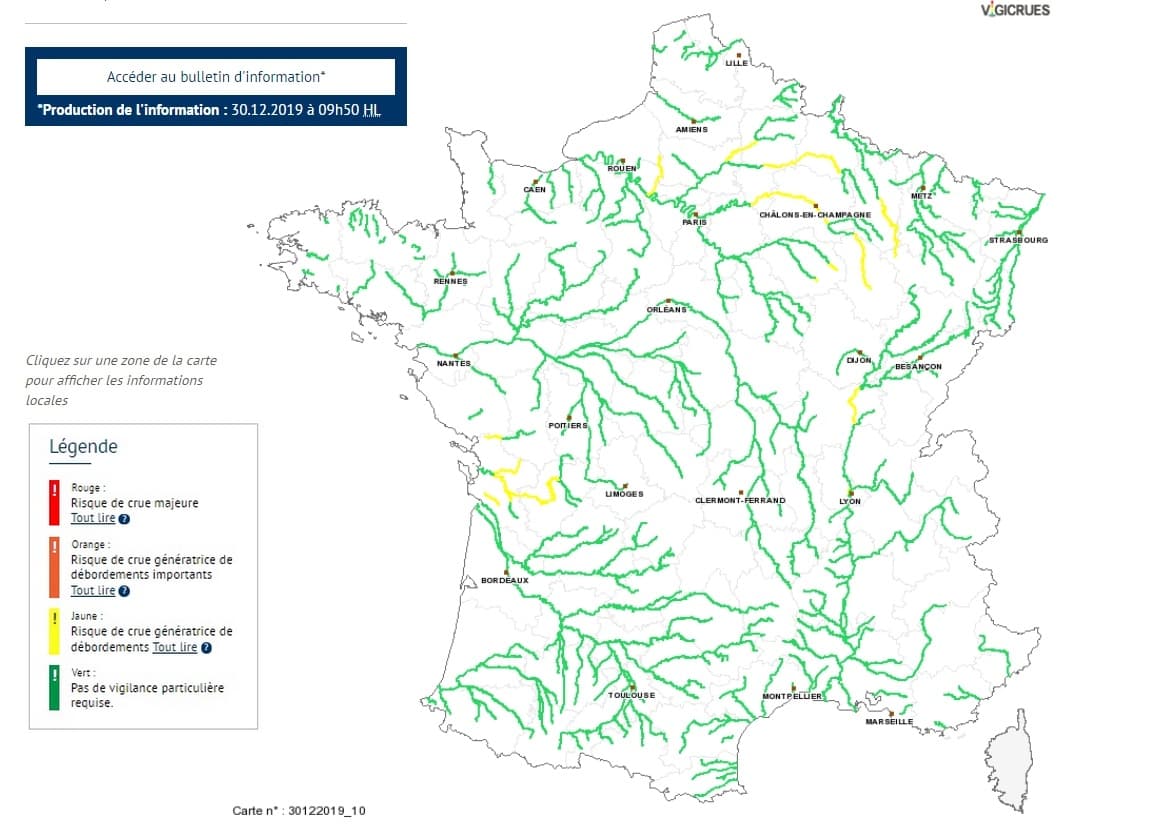 Image d'illustration pour Cours d'eau en France : crues après la sécheresse...
