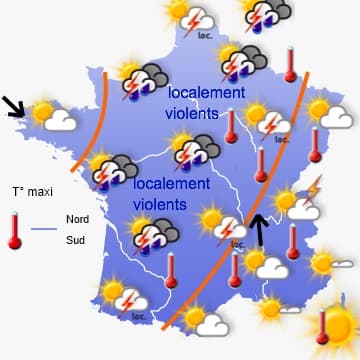 Vers la fin des fortes chaleurs et des orages