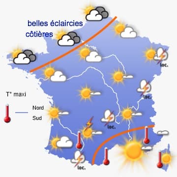 Le week-end sera moins estival 