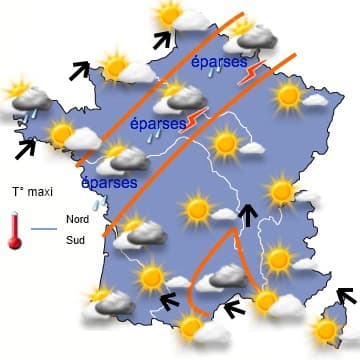 ATTENTION à la tempête qui touchera la moitié Nord dans la journée de LUNDI