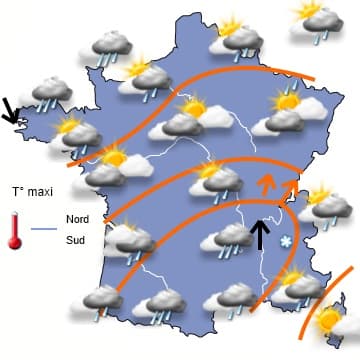 La semaine sera très instable mais plus douce que ce week-end 