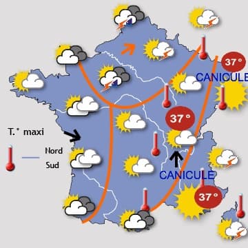 Changement généralisé mais très temporaire pour mercredi
