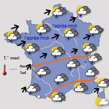 L'air chaud venu d'Afrique du Nord est à nos portes 