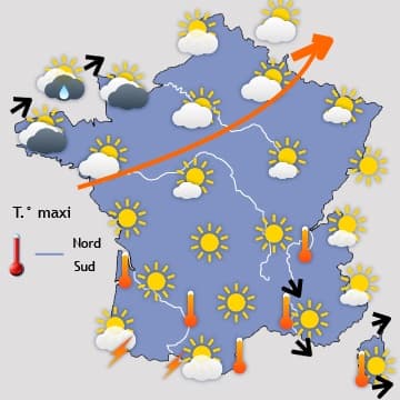 Un week-end de nouveau estival avant les orages 