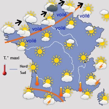 Soleil et chaleur, au moins jusqu'à mercredi 